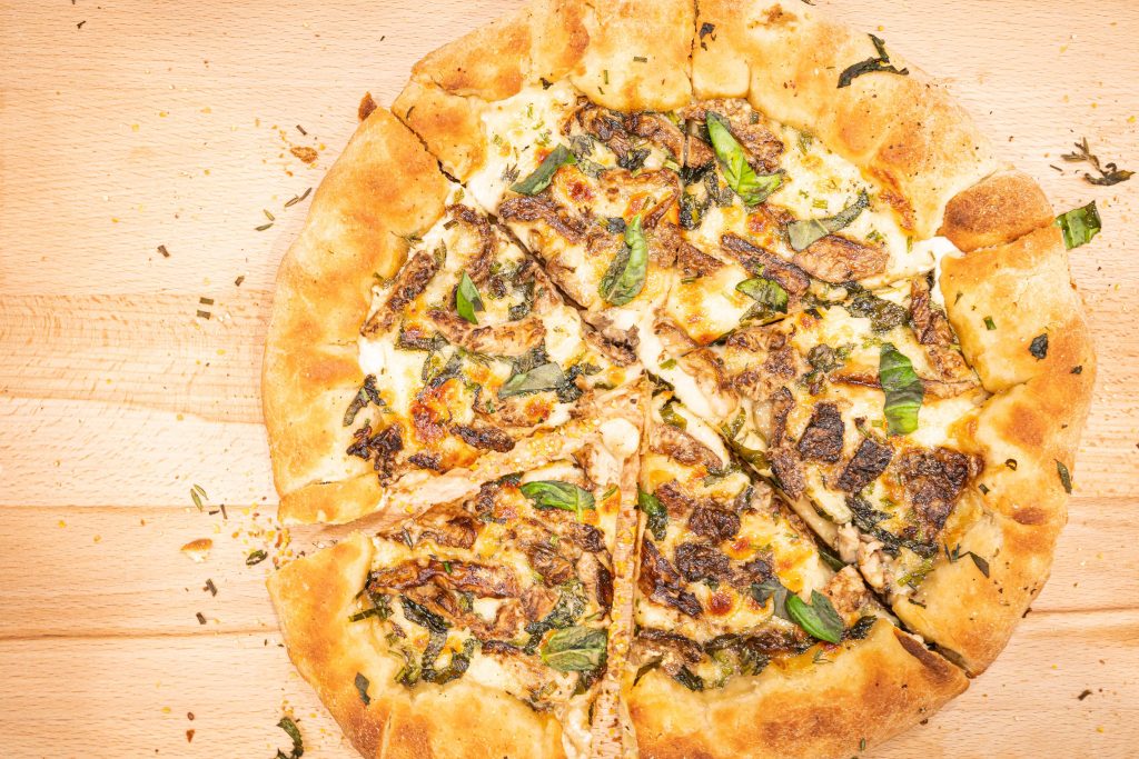 Scratch | Goat Cheese Stuffed | Lion’s Mane Pizza | Fresh Cultivators